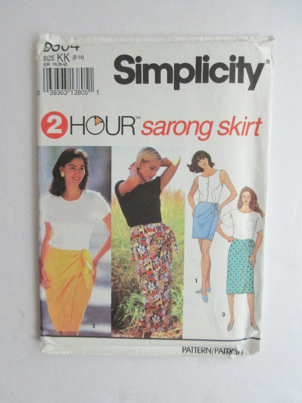 Simplicity 8304 Sewing Pattern UNCUT Sarond Skirt 4 Lengths Sz KK (8-14)